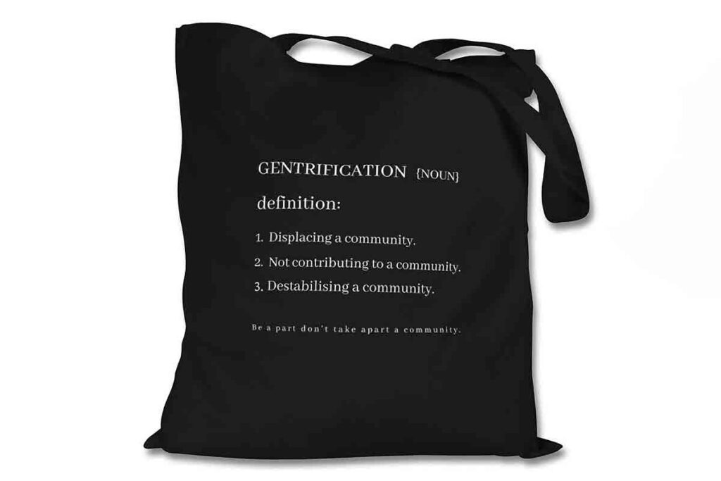 tote bag with slogan